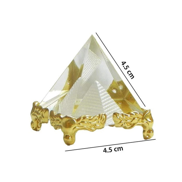 Vastu / Feng Shui Crystal Pyramid For Positive Energy And Vastu Correction.Good Luck & Prosperity