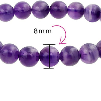 Natural Amethyst Gemstone Bracelet