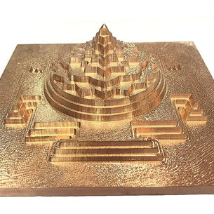 Maha Meru Shri Yantra 3D Meru Shri Yantra with Copper and Accurate Cutting