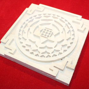 Sevan/Shriparni Wood Kuber Yantra for Health Wealth Home/Office