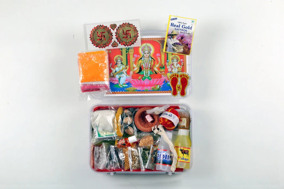 Diwali Lakshmi Puja Kit, 31 Pooja Ingredients for Diwali Puja, All in one Pooja