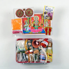 Diwali Lakshmi Puja Kit, 31 Pooja Ingredients for Diwali Puja, All in one Pooja