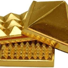 Pyramid Metal Vastu Feng Shui Set of 3 Layer Total 91 Pyramids for Positive Cosmic Energy