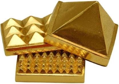 Pyramid Metal Vastu Feng Shui Set of 3 Layer Total 91 Pyramids for Positive Cosmic Energy