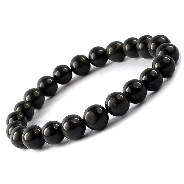 Natural Black Tourmaline Bracelet for Men, Women, Boys, Girls, Strong Protection from Negativity Energy