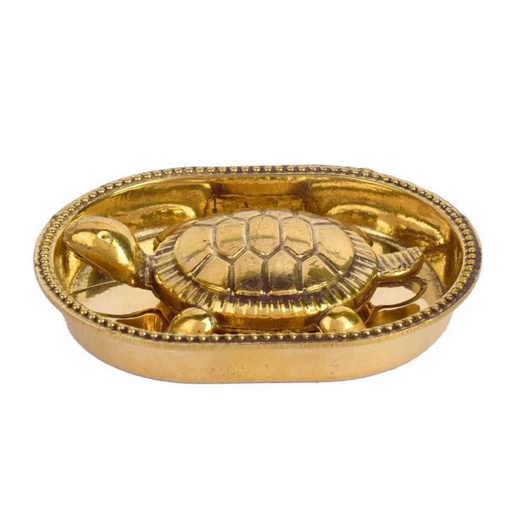 Vastu Feng Shui Brass Turtle For Good Luck (Vastu Kachua/Tortoise)