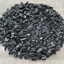 Natural Black Tourmaline Rough Stones