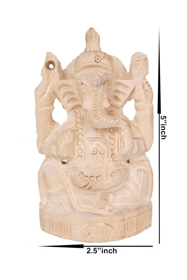 Shriparni Wooden Ganesh Statue