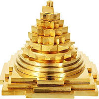 Brass Shree Yantra for Home/Office 100% Pure Brass Meru Shree/Shri Yantram for Pooja