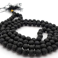 Lava Mala With Certificate 6mm Beads Japa Mala