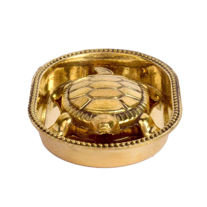 Vastu Feng Shui Brass Turtle For Good Luck (Vastu Kachua/Tortoise)