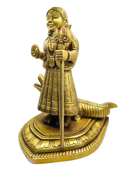 Brass Khodiyar Maa Statue