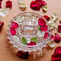 kachua Plate Glass Crystal Turtle Tortoise with Plate for Feng Shui and Vastu Best Gift for Good Luck Original (Glass Crystal)