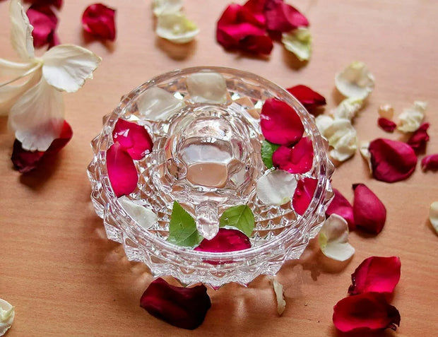 kachua Plate Glass Crystal Turtle Tortoise with Plate for Feng Shui and Vastu Best Gift for Good Luck Original (Glass Crystal)